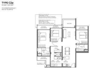 elta-condo-floor-plan-3-bedroom-type-c2p-singapore